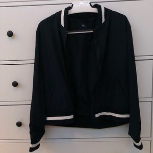 GAP women’s navy blue bomber jacket